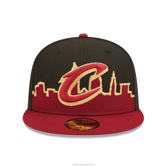 FFTN346 New Era Boné cleveland cavaliers nba tip off 2022 preto 59fifty