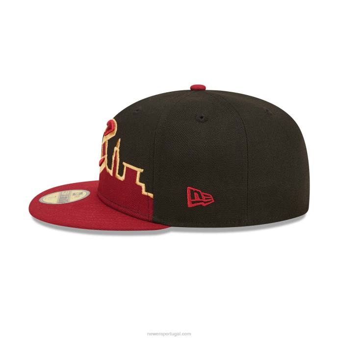FFTN346 New Era Boné cleveland cavaliers nba tip off 2022 preto 59fifty