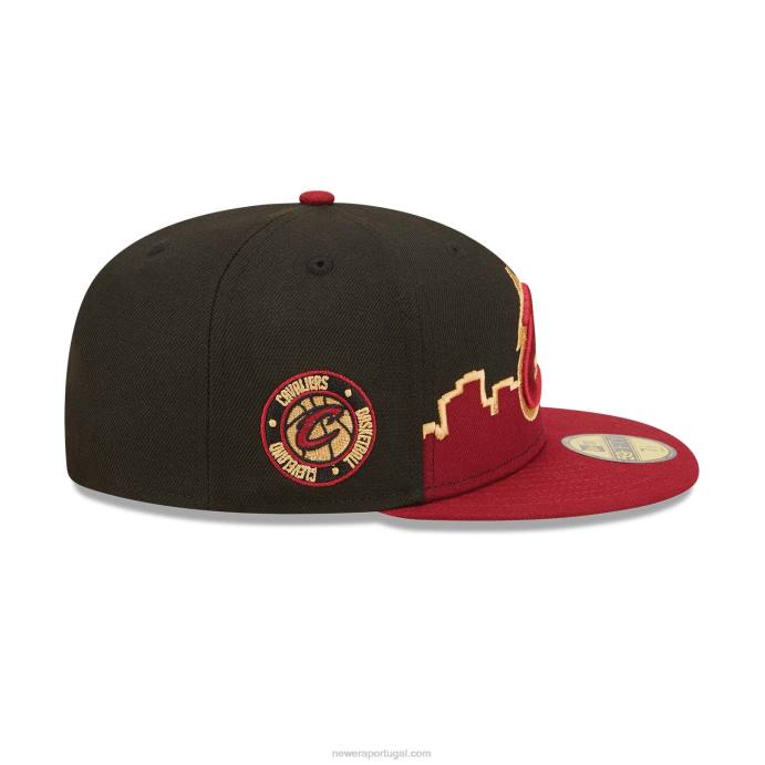 FFTN346 New Era Boné cleveland cavaliers nba tip off 2022 preto 59fifty