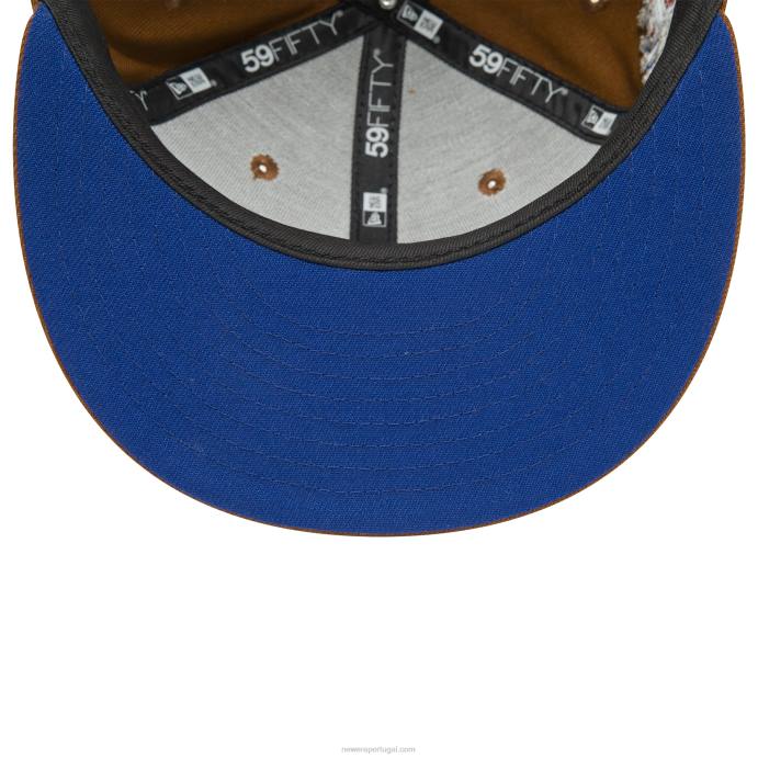 FFTN349 New Era boné chicago cubs 1990 all star game amendoim torrado 59fifty