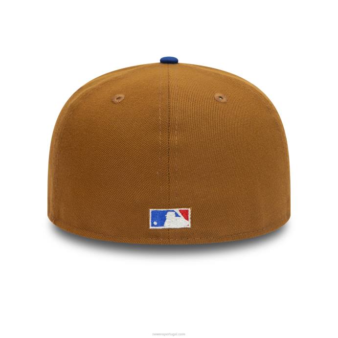 FFTN349 New Era boné chicago cubs 1990 all star game amendoim torrado 59fifty