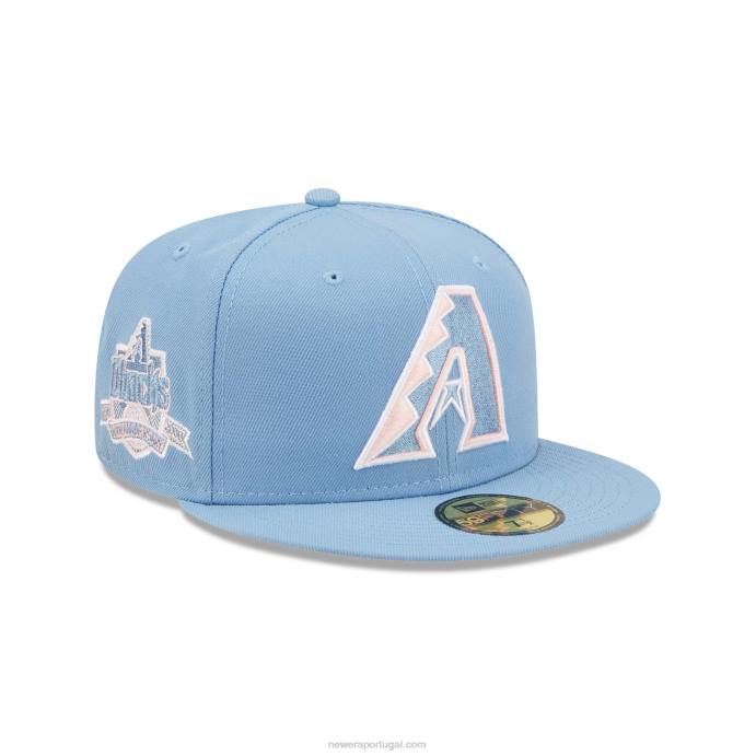 FFTN34 New Era boné justo arizona diamondbacks azul pastel 59fifty