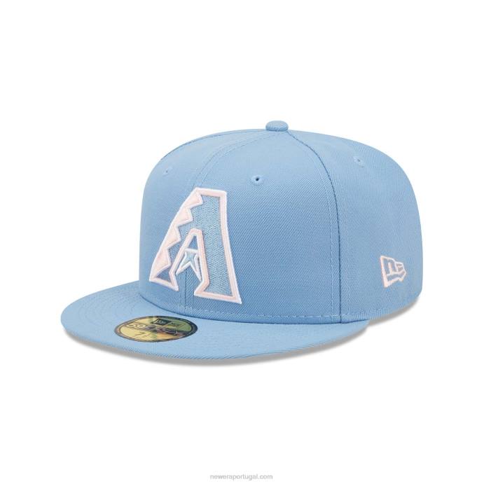 FFTN34 New Era boné justo arizona diamondbacks azul pastel 59fifty