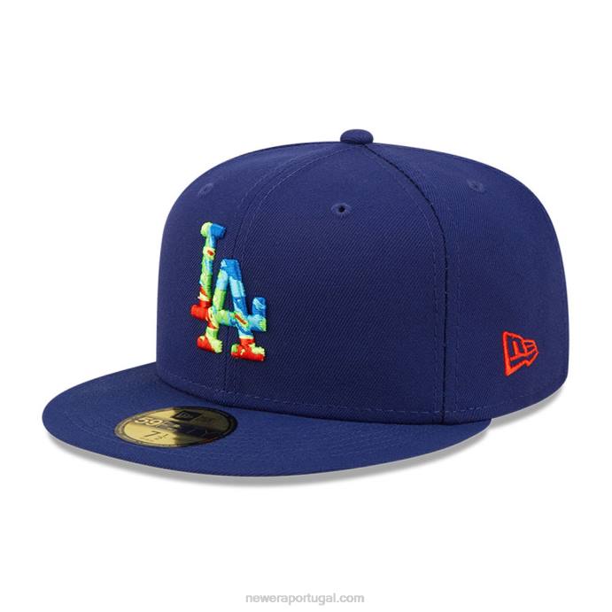 FFTN351 New Era boné la dodgers infravermelho azul 59fifty