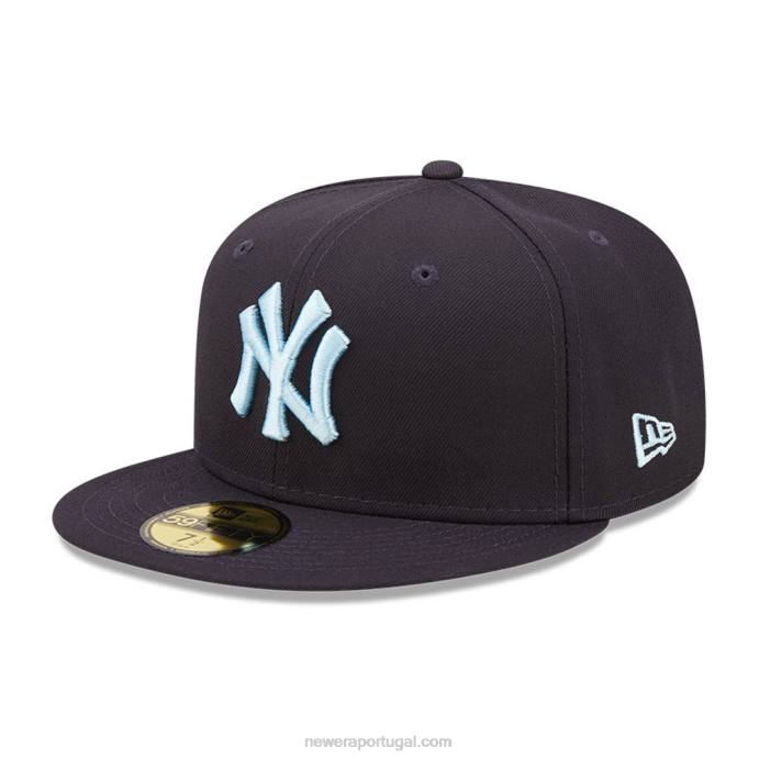 FFTN360 New Era Boné New York Yankees MLB Cloud Navy 59 Fifty