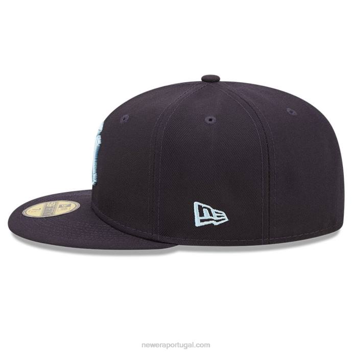 FFTN360 New Era Boné New York Yankees MLB Cloud Navy 59 Fifty