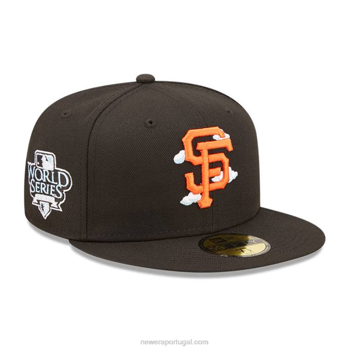 FFTN364 New Era San Francisco Giants Comic Cloud Black Boné 59 Fifty