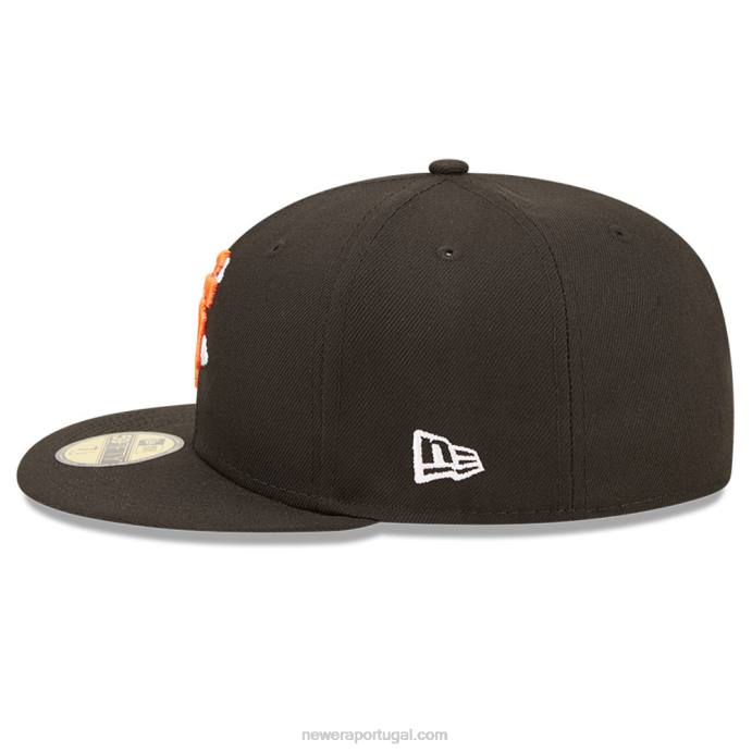 FFTN364 New Era San Francisco Giants Comic Cloud Black Boné 59 Fifty