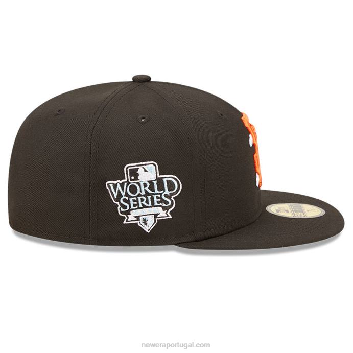 FFTN364 New Era San Francisco Giants Comic Cloud Black Boné 59 Fifty