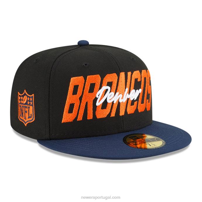 FFTN369 New Era boné denver broncos nfl draft black 59fifty