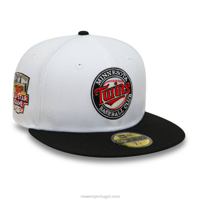 FFTN370 New Era boné minnesota twins mlb ótico branco 59fifty