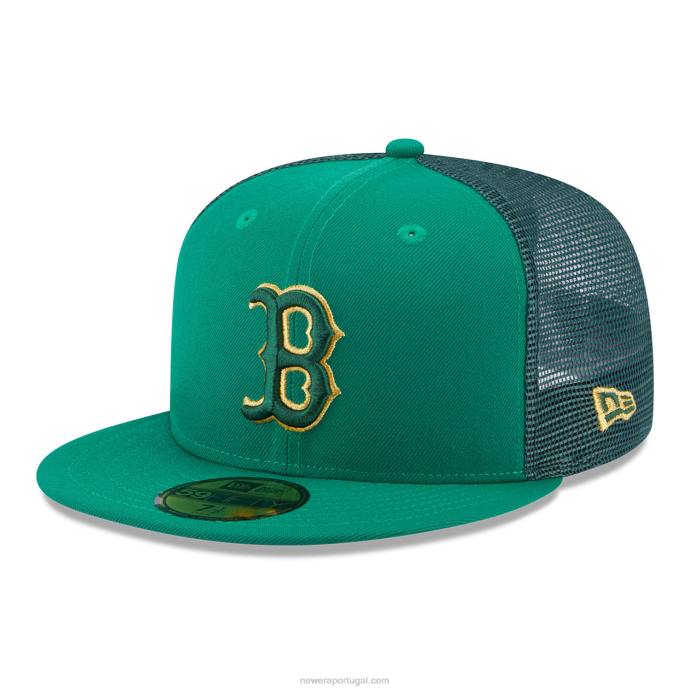 FFTN373 New Era Boné boston red sox st patricks day verde 59fifty