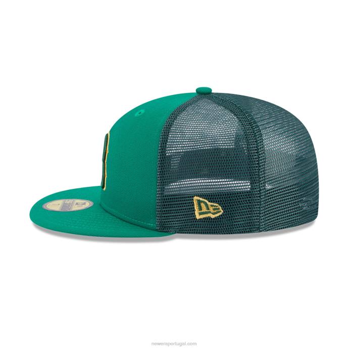 FFTN373 New Era Boné boston red sox st patricks day verde 59fifty