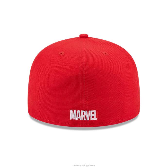 FFTN375 New Era boné justo homem-aranha 59fifty vermelho