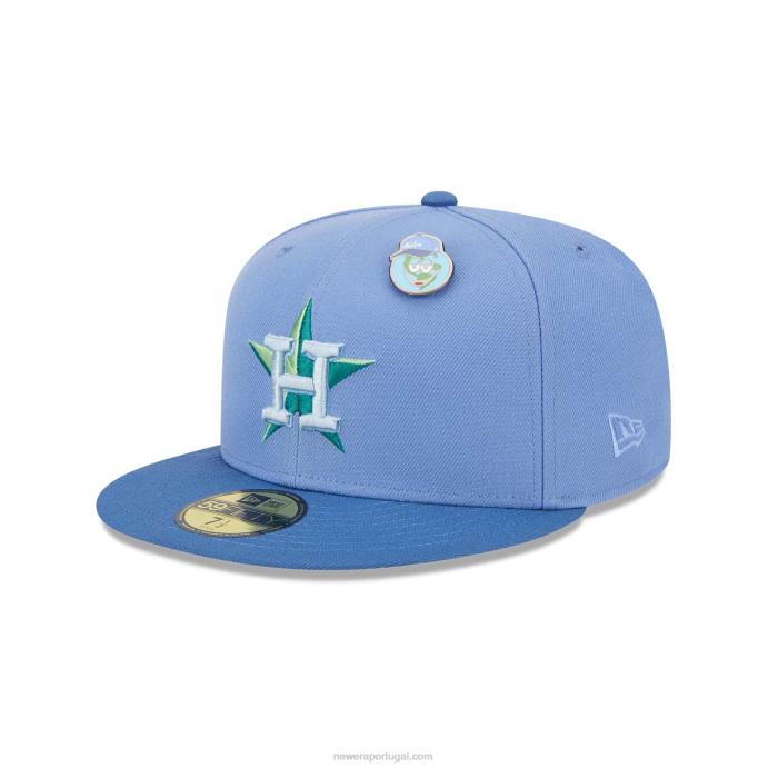 FFTN380 New Era Boné houston astros espaço sideral azul 59fifty ajustado