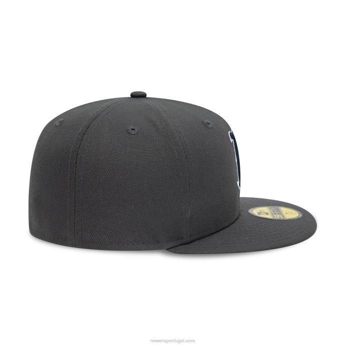FFTN381 New Era boné boton red sox mlb floral cinza escuro 59fifty