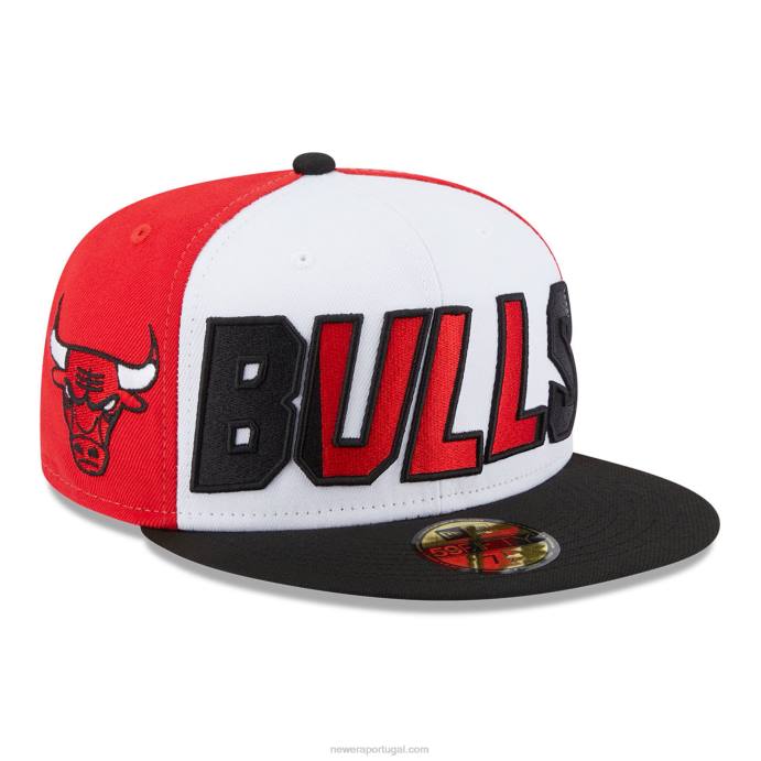 FFTN387 New Era chicago bulls nba back half black 59fifty boné justo