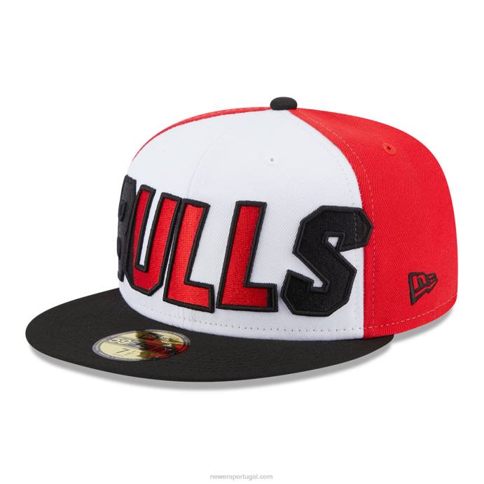 FFTN387 New Era chicago bulls nba back half black 59fifty boné justo