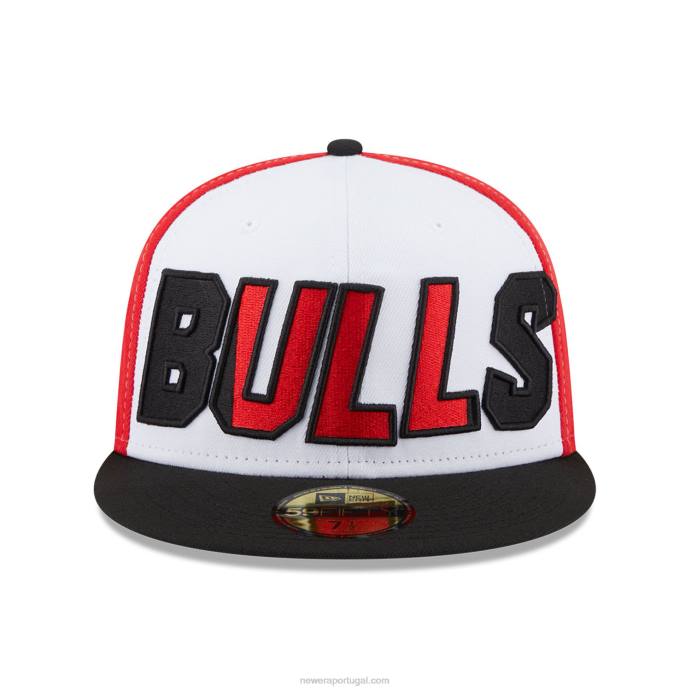 FFTN387 New Era chicago bulls nba back half black 59fifty boné justo