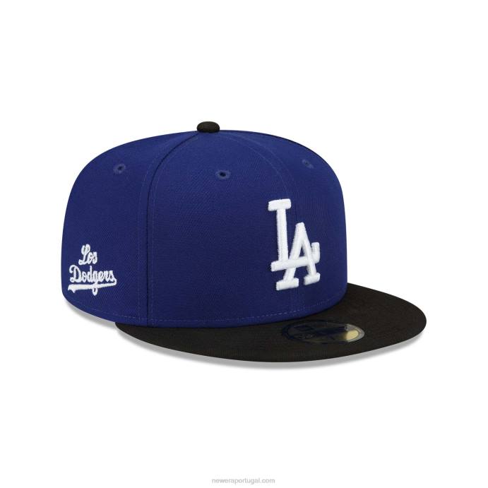 FFTN395 New Era boné justo la dodgers mlb city azul 59fifty