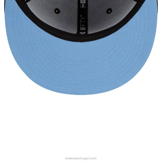 FFTN396 New Era Boné chicago cubs mlb team fire preto 59fifty