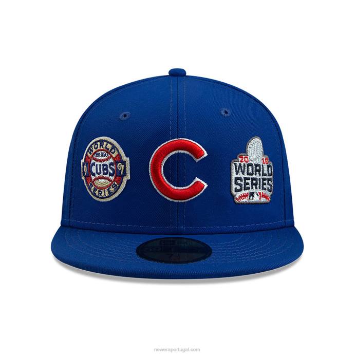 FFTN398 New Era chicago cubs historic champs boné azul 59fifty