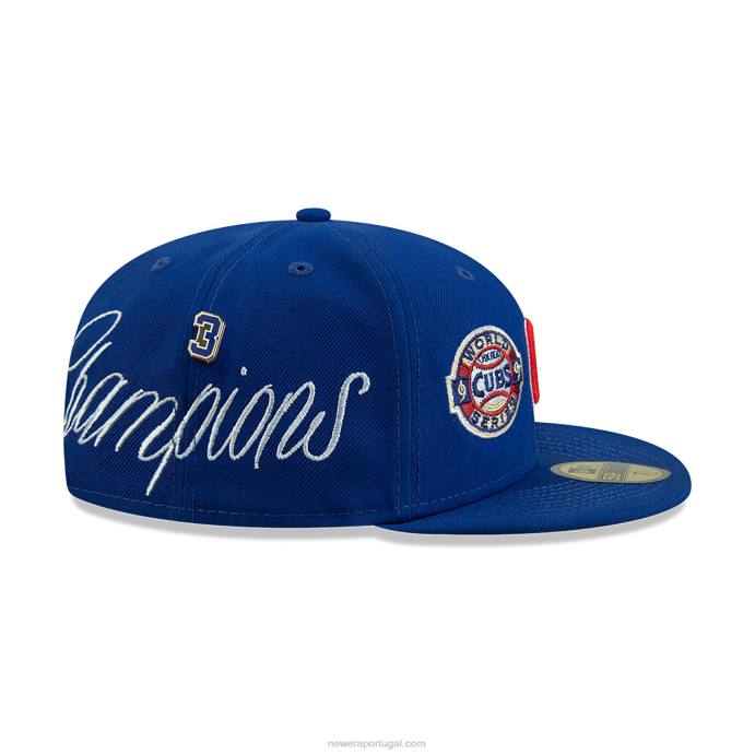 FFTN398 New Era chicago cubs historic champs boné azul 59fifty