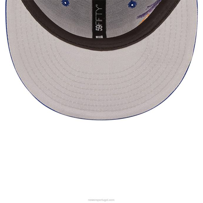 FFTN39 New Era Boné New York Giants nfl Blooming Blue 59Fifty