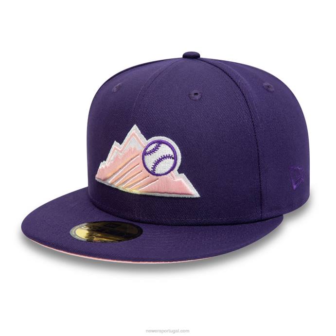 FFTN3 New Era boné colorado rockies 25 anos roxo 59fifty