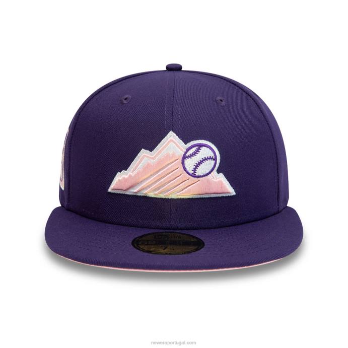 FFTN3 New Era boné colorado rockies 25 anos roxo 59fifty