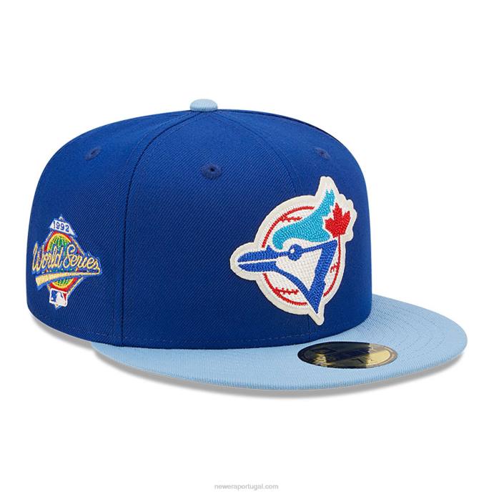 FFTN402 New Era boné toronto blue jays ne letterman azul 59fifty