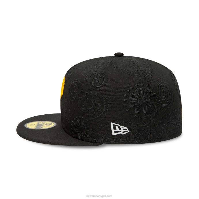 FFTN403 New Era boné justo pittsburgh pirates mlb redemoinho preto 59fifty