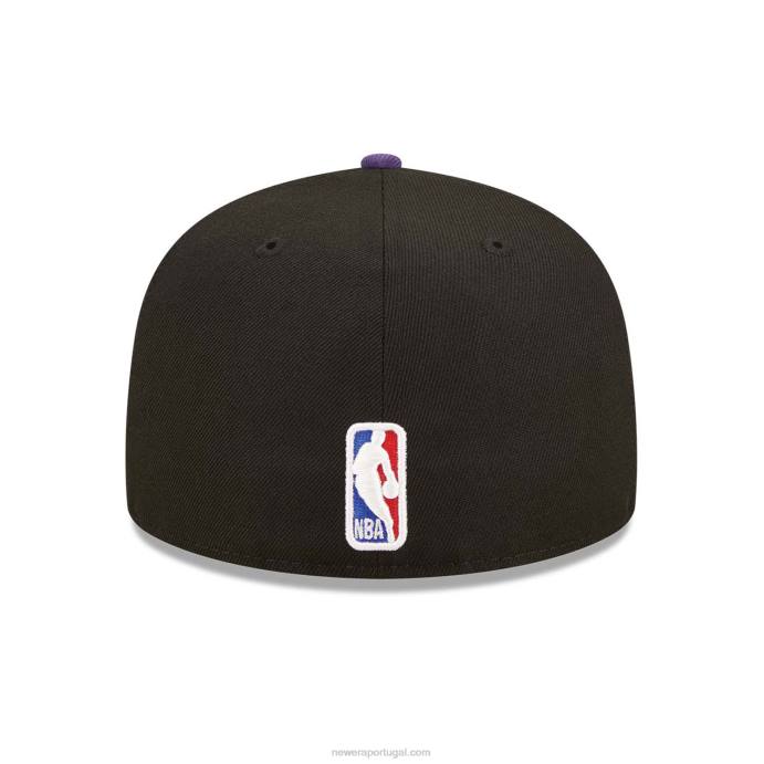 FFTN408 New Era charlotte hornets nba tip off 2022 boné preto 59fifty