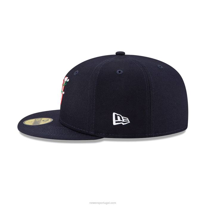 FFTN418 New Era boné justo Washington Nationals com patch Bloom Navy 59fifty