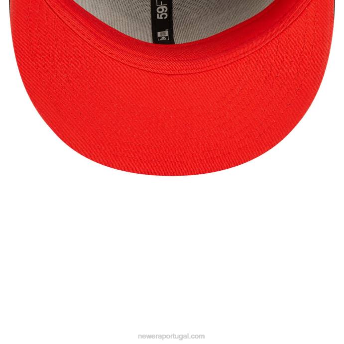 FFTN41 New Era boné Oakland Athletics infravermelho verde escuro 59fifty