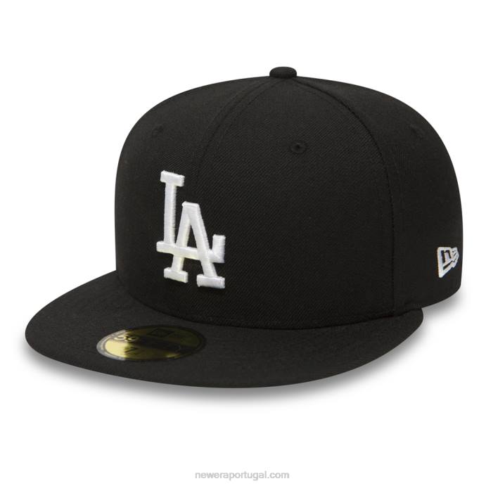 FFTN428 New Era boné la dodgers essencial preto 59fifty