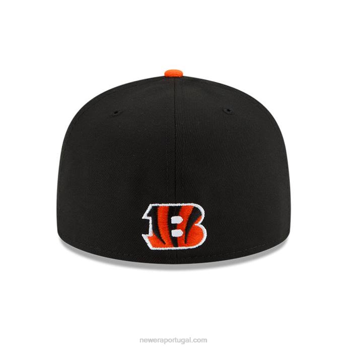 FFTN431 New Era Cincinnati Bengals nfl draft black 59fifty boné ajustado