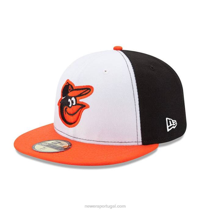 FFTN434 New Era boné baltimore orioles autêntico em casa de campo 59fifty