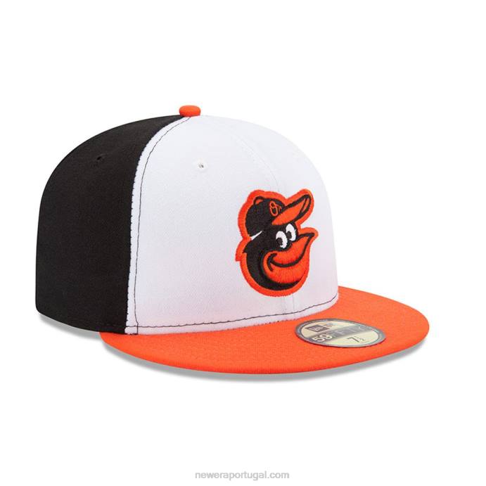 FFTN434 New Era boné baltimore orioles autêntico em casa de campo 59fifty
