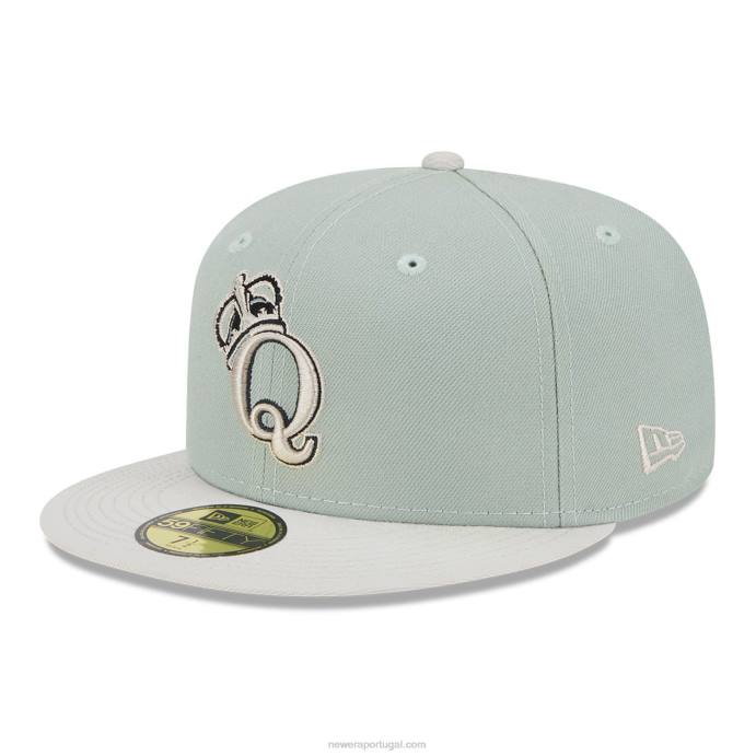 FFTN440 New Era Boné Queen Kings Hometown Roots Green 59Fifty