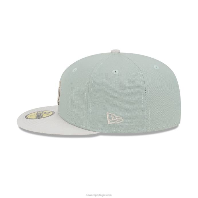 FFTN440 New Era Boné Queen Kings Hometown Roots Green 59Fifty