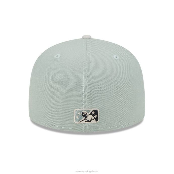 FFTN440 New Era Boné Queen Kings Hometown Roots Green 59Fifty