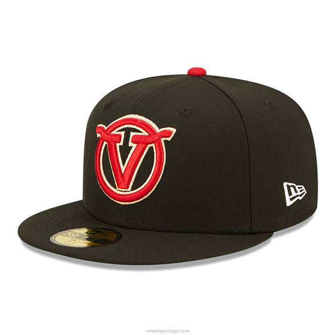 FFTN441 New Era boné visalia rawhides milb preto 59fifty