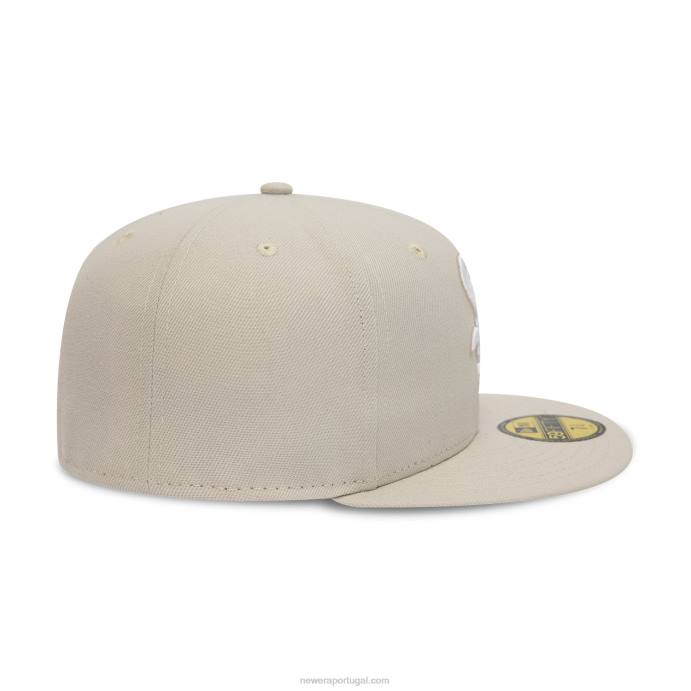 FFTN443 New Era Boné chicago white sox mlb bege claro floral 59fifty