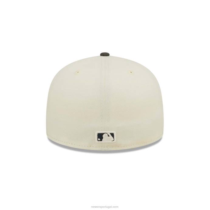 FFTN44 New Era Boné houston astros mlb jeans preto cromado branco 59fifty