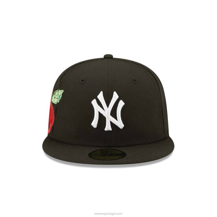 FFTN45 New Era Boné New York Yankees Fruit Black 59Fifty