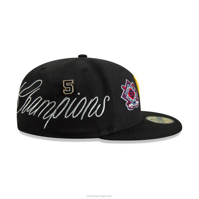 FFTN460 New Era boné ajustado preto pittsburgh pirates historic champs 59fifty