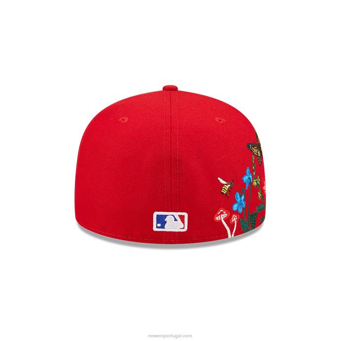 FFTN466 New Era st. boné justo louis cardinals mlb blooming red 59fifty