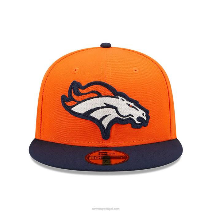 FFTN468 New Era boné denver broncos ne letterman laranja 59fifty