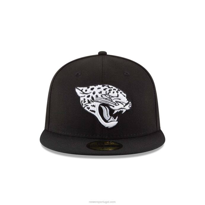FFTN469 New Era jacksonville jaguars nfl times boné preto 59fifty